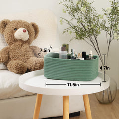 MiniArk small storage baskets on a shelf for tidy closet organization.