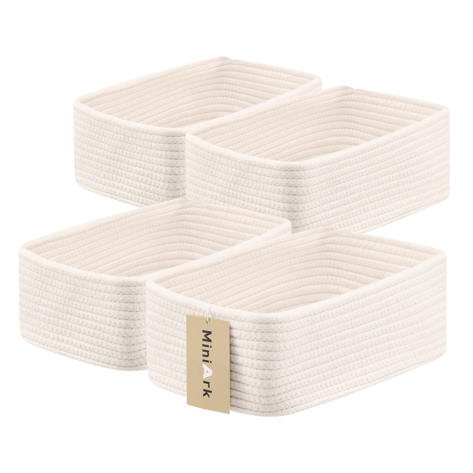 MiniArk small storage baskets compact size ideal for drawers and shelves.