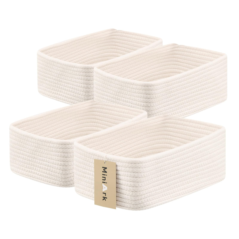MiniArk small storage baskets compact size ideal for drawers and shelves.