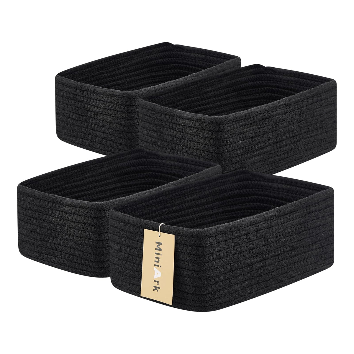 MiniArk small storage baskets front view showing compact, versatile desk organizer.