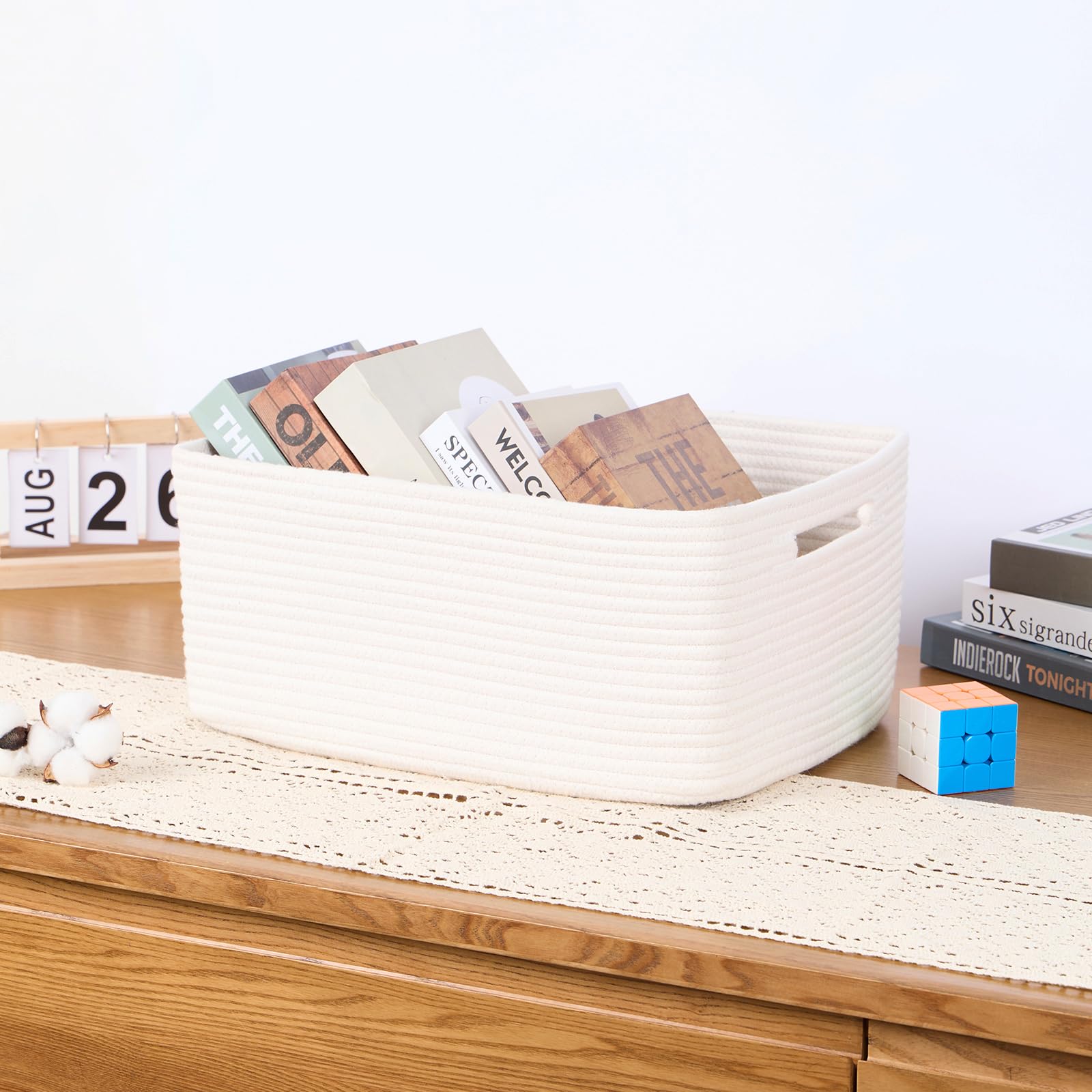 MiniArk soft-durable cotton rope material featured in a basket design
