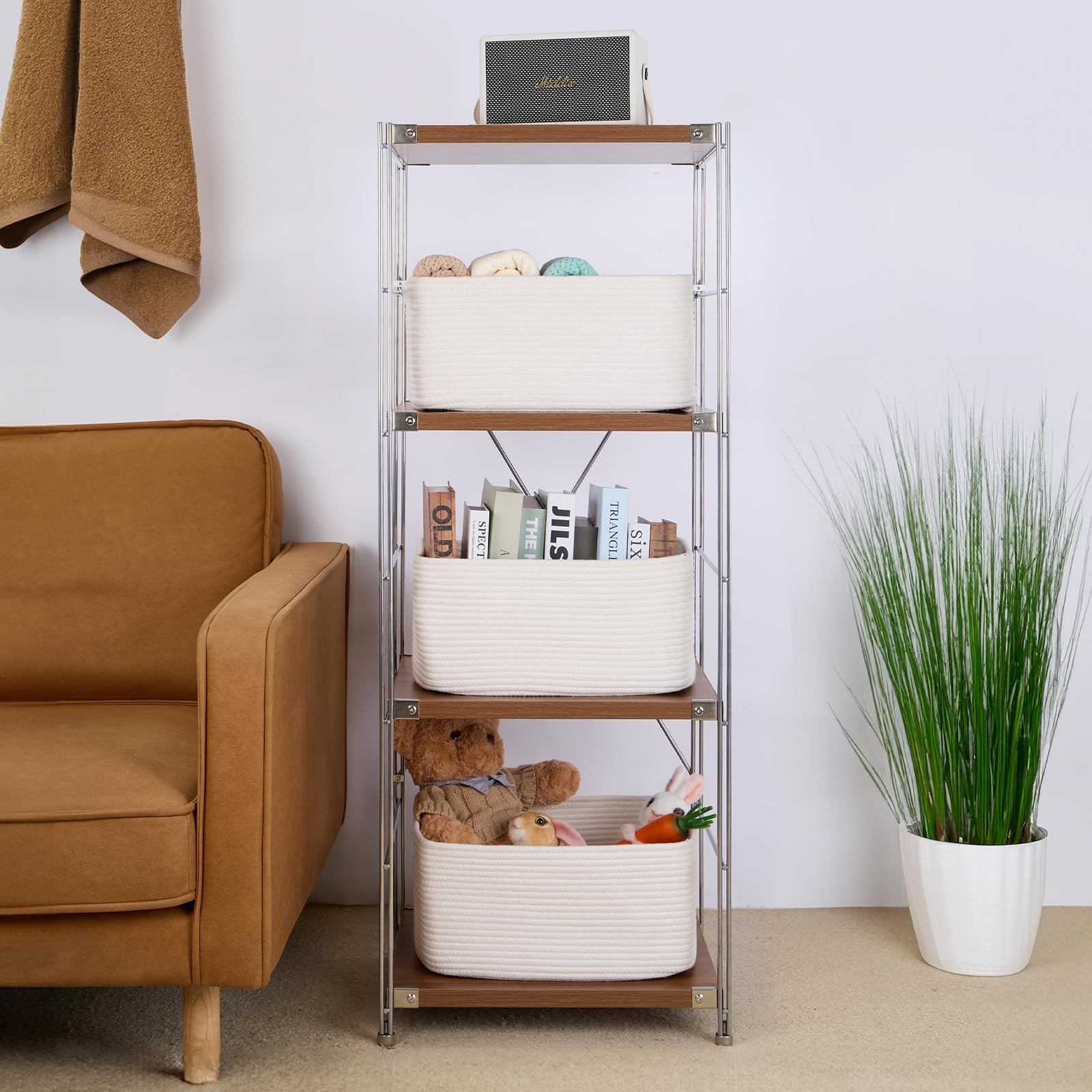 MiniArk versatile storage bins hold clothes, toys, and blankets neatly.