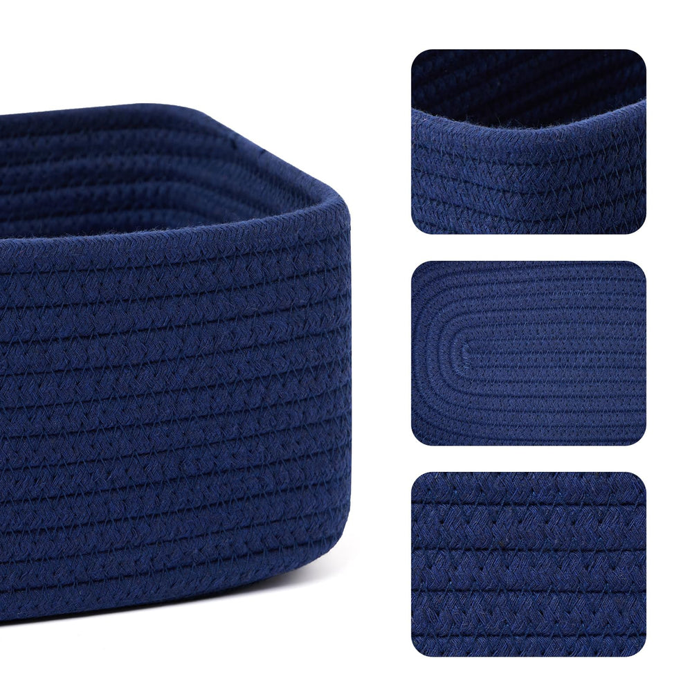MiniArk woven rope basket showing soft, durable cotton texture