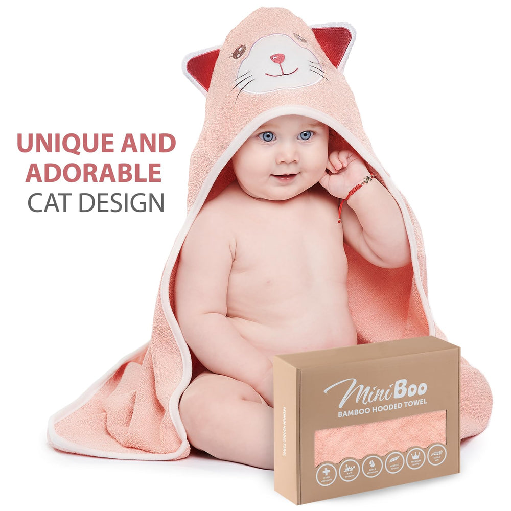 MINIBOO gift-ready towel for baby showers and new parents.