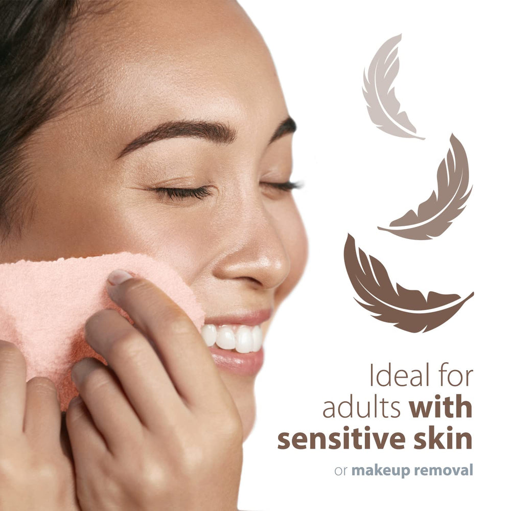 MINIBOO bamboo washcloths gentle on sensitive skin and absorbent.