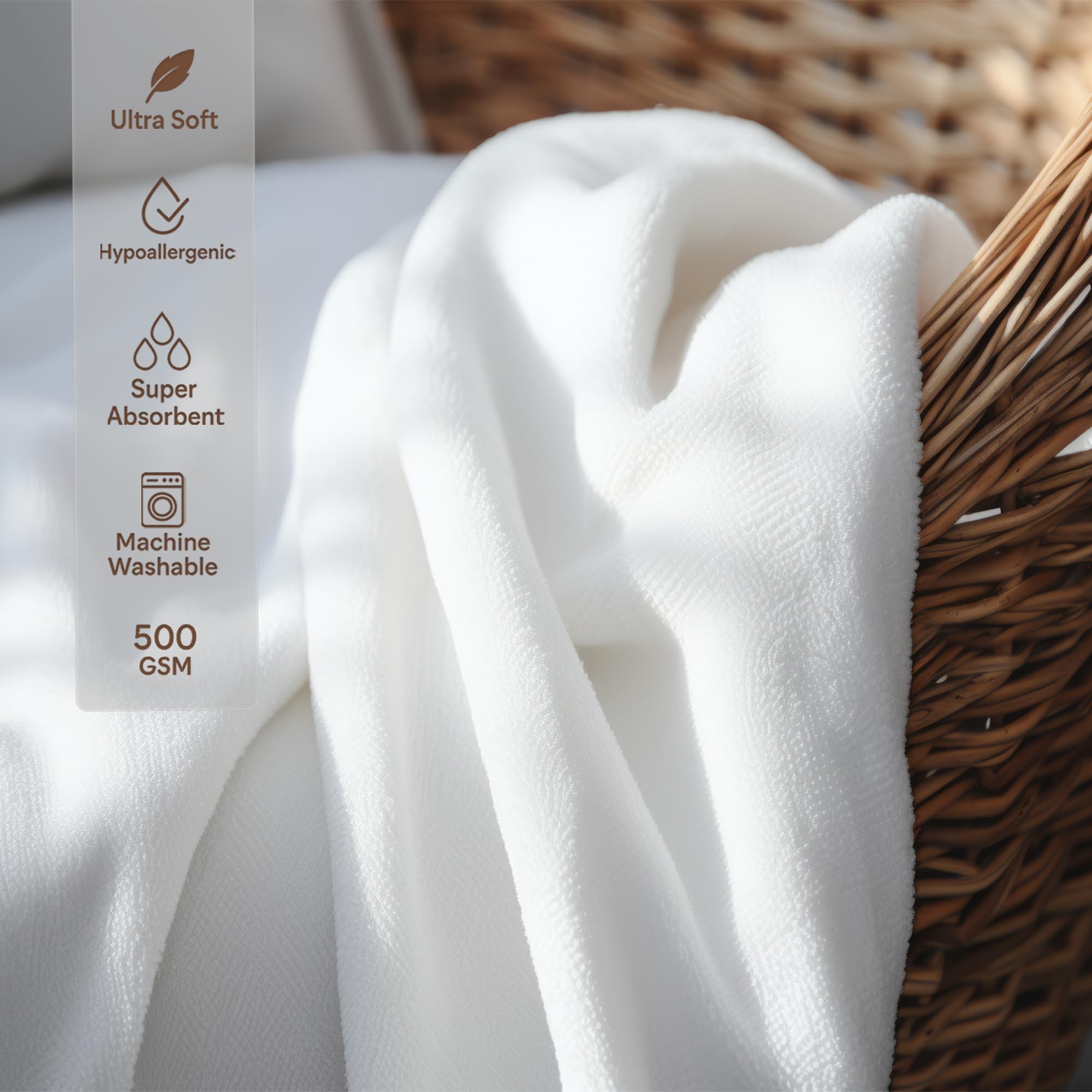 MINIBOO bear-design towel presented as a charming gift option.