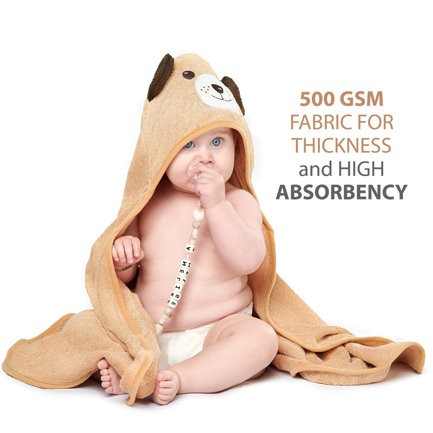 MINIBOO gift-ready towel makes a thoughtful baby present.