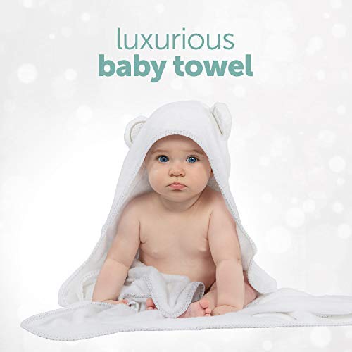 MINIBOO hooded towel gentle on sensitive skin after baths.