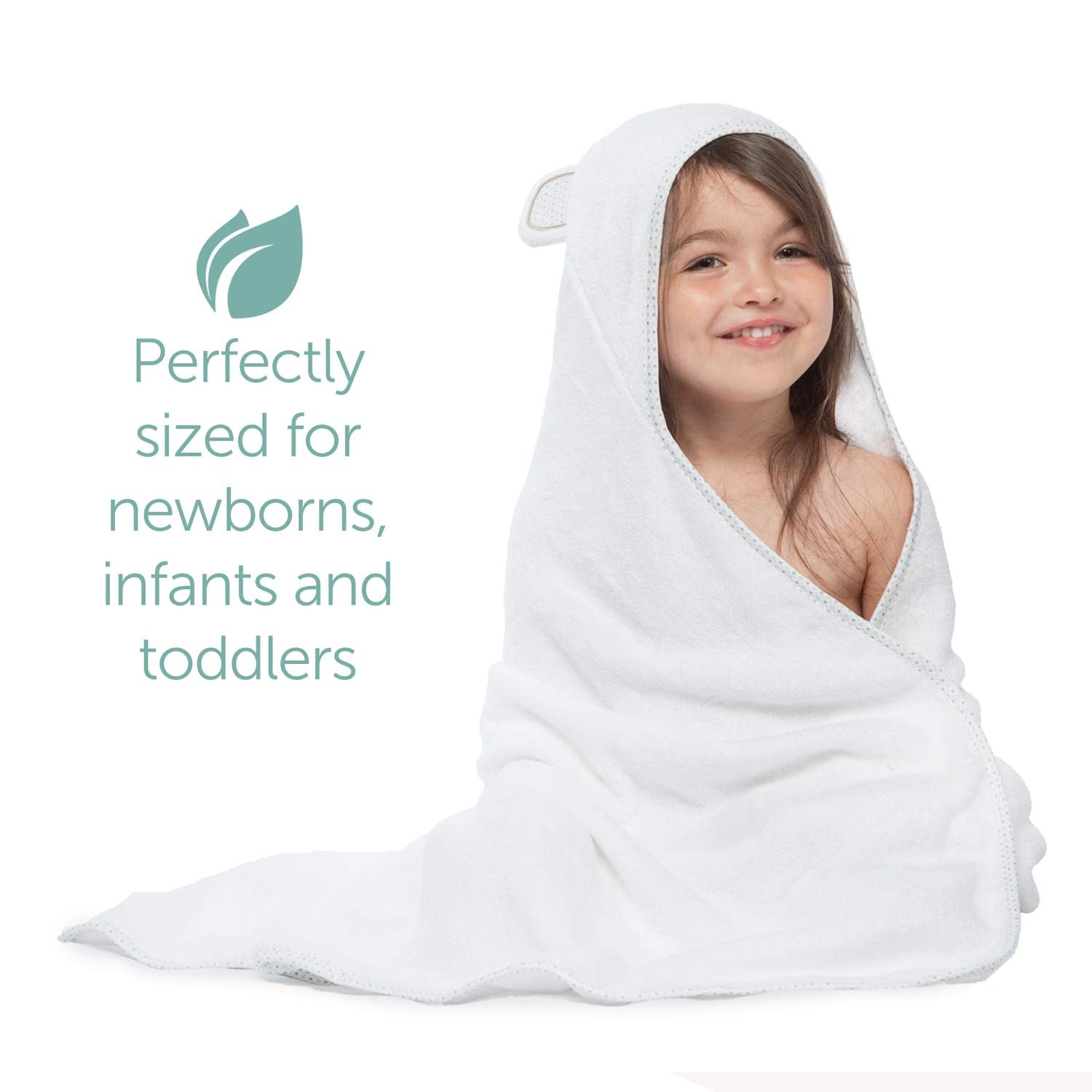 MINIBOO hooded towel is machine washable and maintains softness over time.