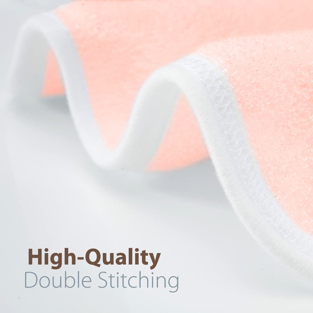 MINIBOO pink gift set washcloths—cute, gift-ready for baby showers.