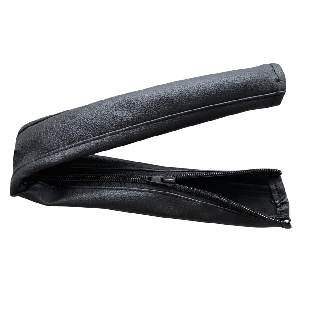 MINILUJIA oil-finished PU leather handlebar cover enhances premium look.