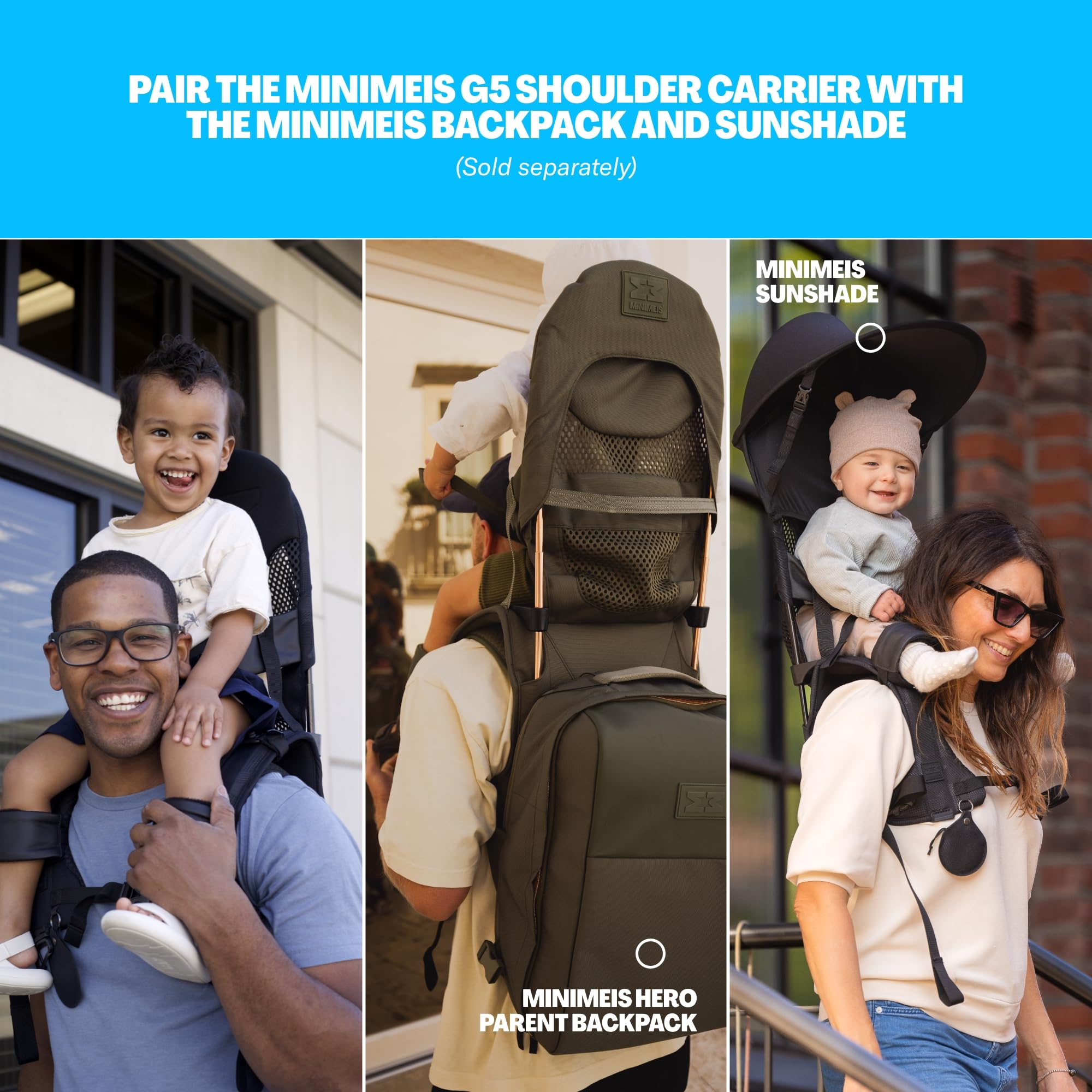 MINIMEIS HERO Backpack Birch color complements modern travel looks