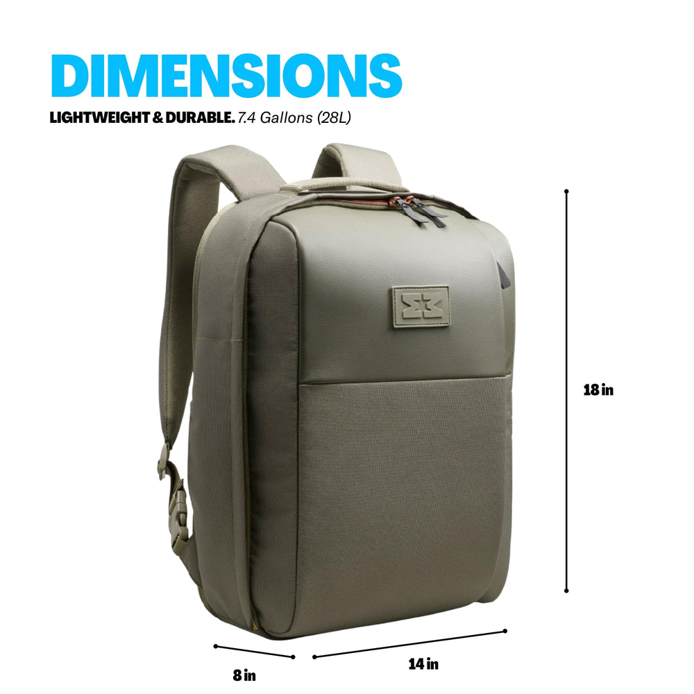 MINIMEIS HERO Backpack Olive side pocket for easy access