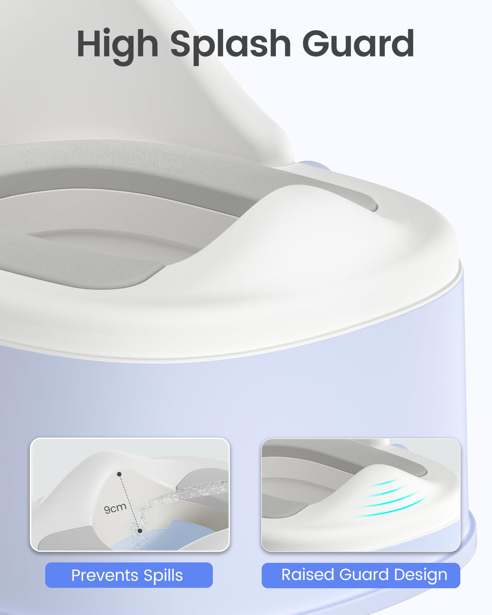 Minimiss disposable liners simplify cleanup after potty sessions.
