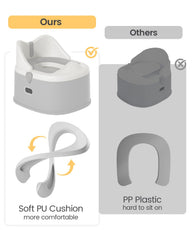 Minimiss soft cushion provides comfortable seating for toddlers