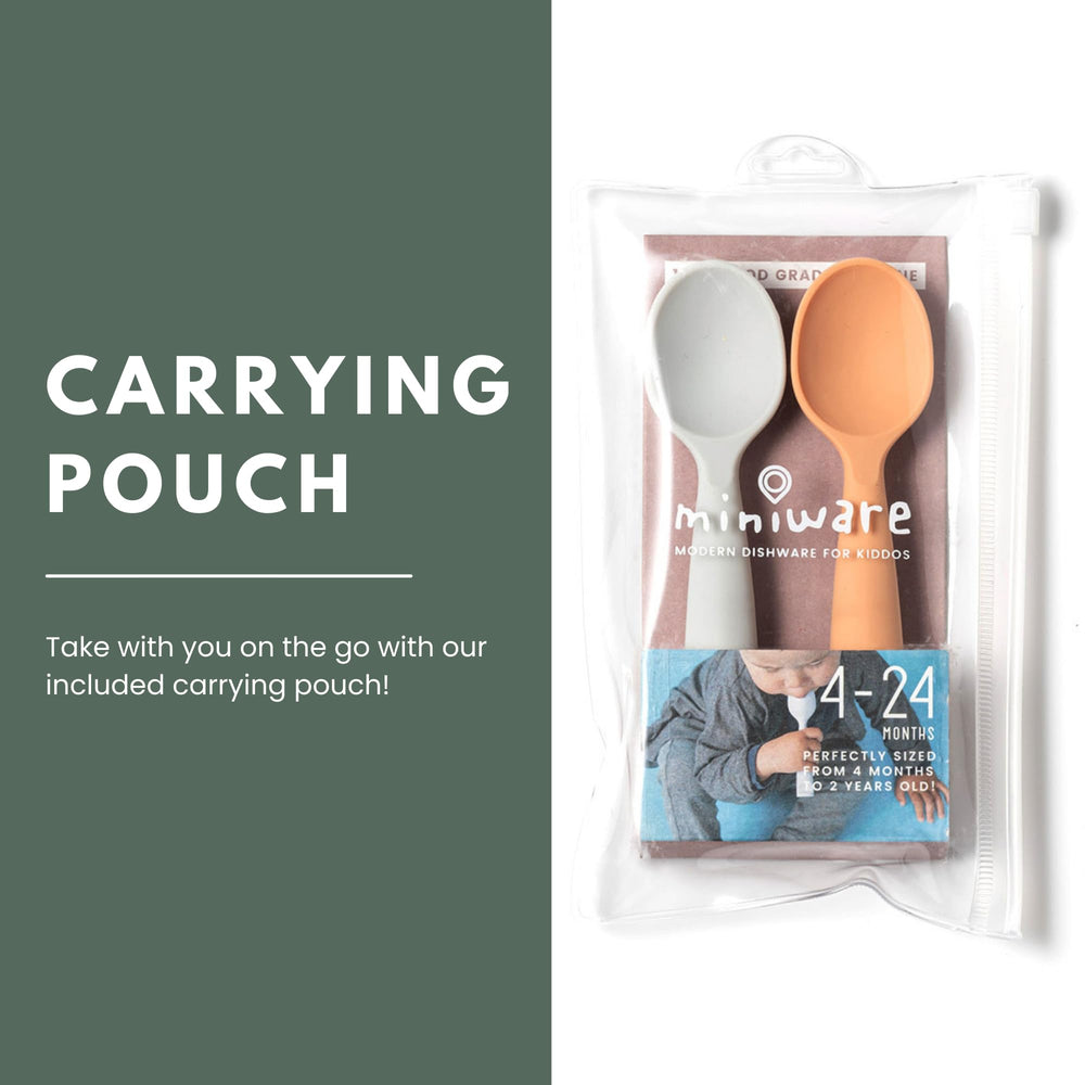 Dishwasher-safe silicone spoons for easy cleaning after meals