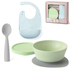 Miniware First Bites Deluxe bowl for easy self-feeding and scooping