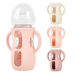 MINMUNJIU 3-pack silicone sleeves for Avent 8oz bottle provide protective wrap and grip