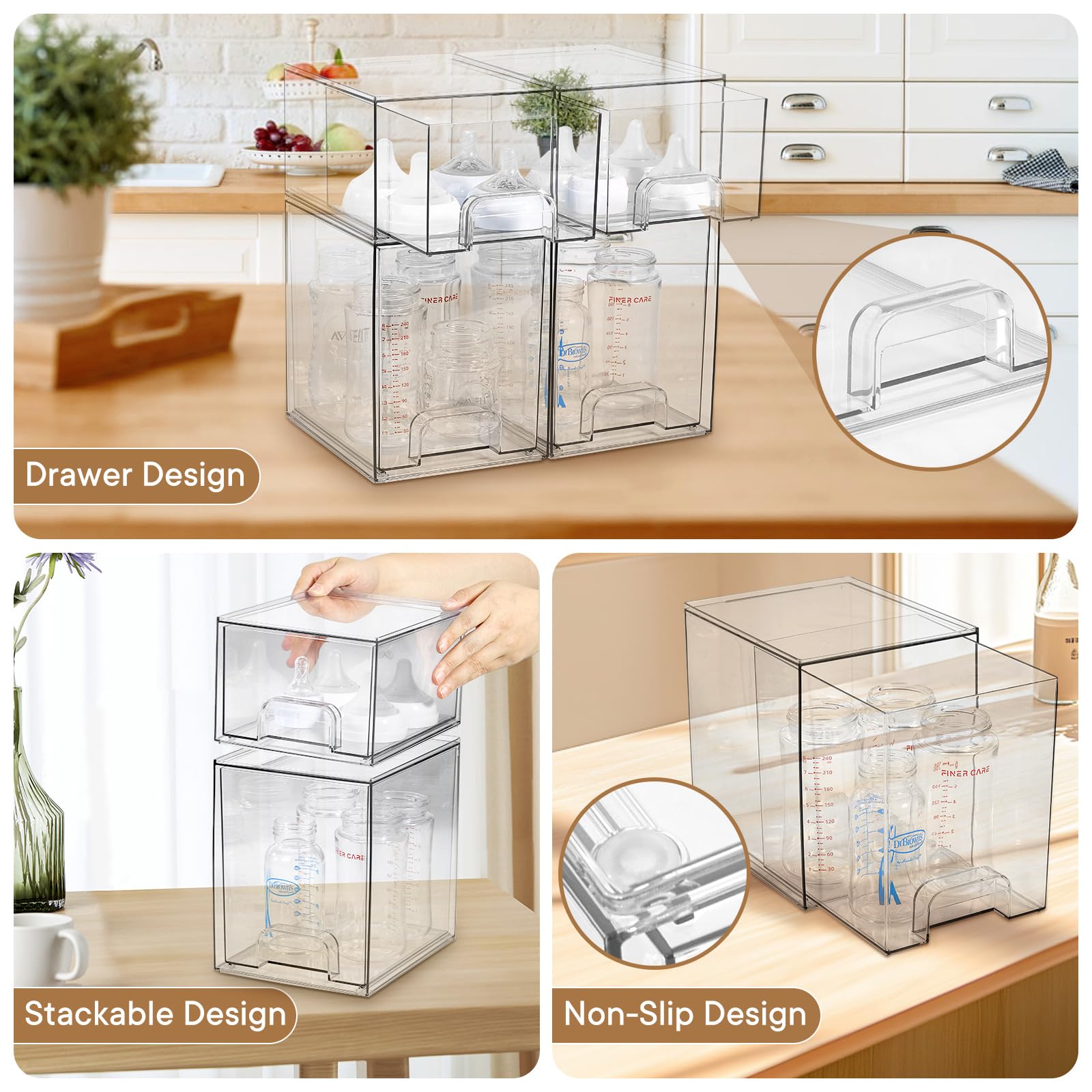 MINMUNJIU under-sink or pantry placement for versatile organization.