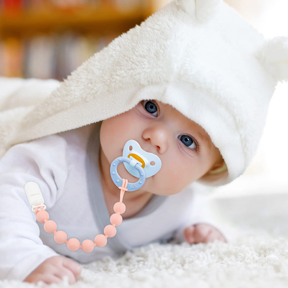 Dishwasher-safe pacifier clip for easy cleaning and quick diaper bag refresh