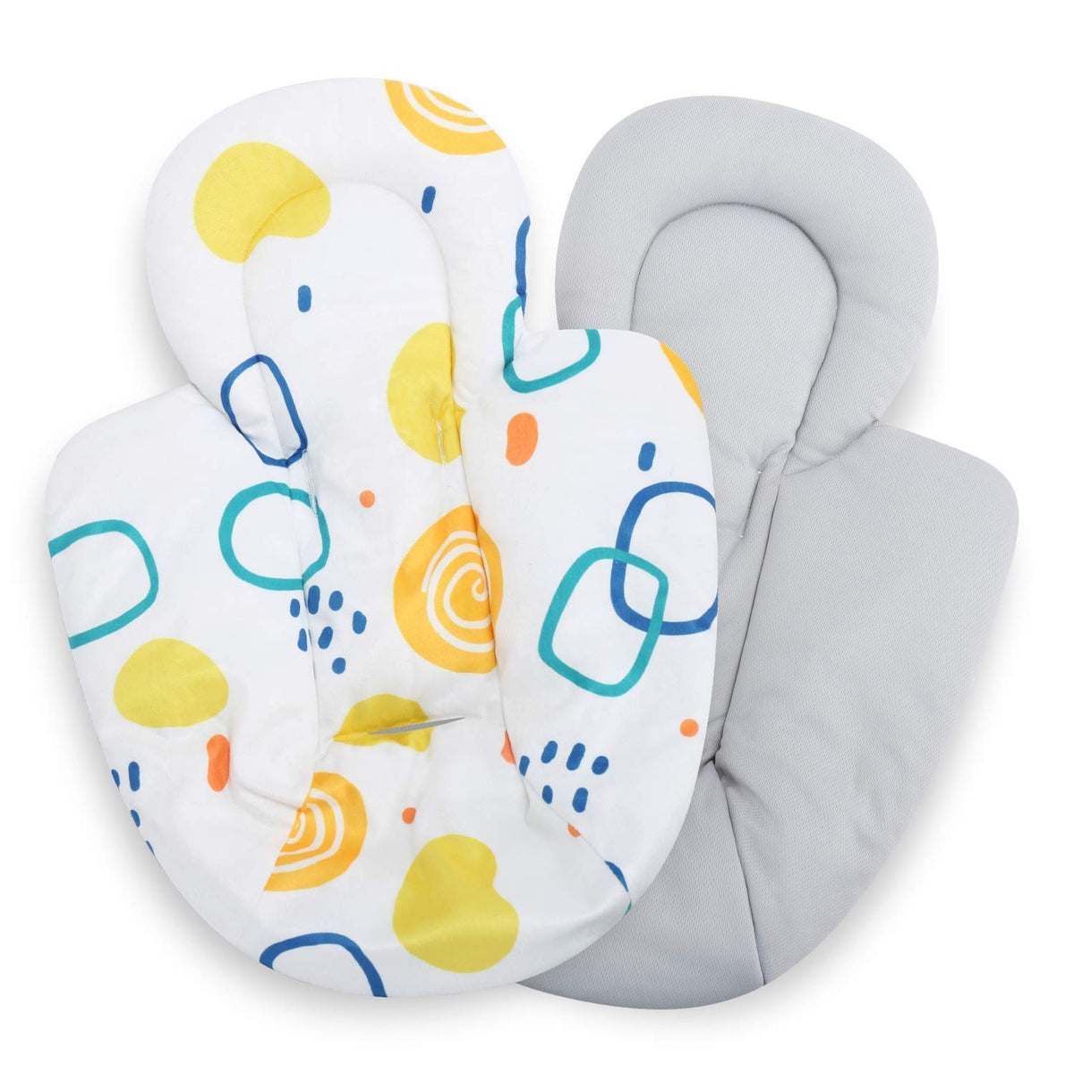 Minne Baby infant insert plush side in MamaRoo; ultra-soft support for newborn comfort.
