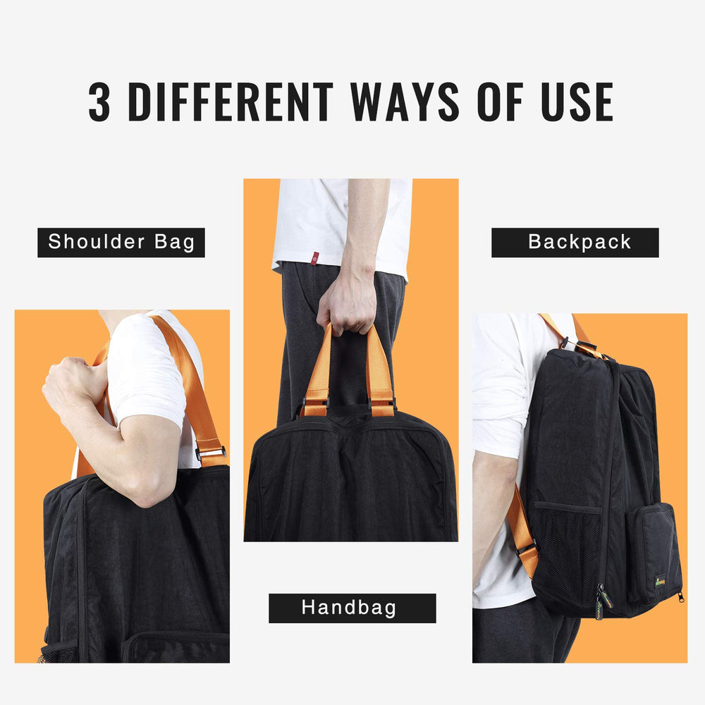Minne Baby lightweight design with dual zipper for quick access.