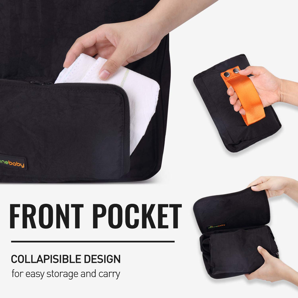 Minne Baby universal bag adapts to backpack or shoulder carry.