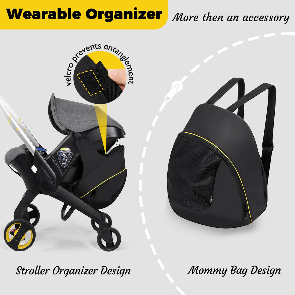 Minne Baby Upperkids storage bag supports up to 8 pounds per use