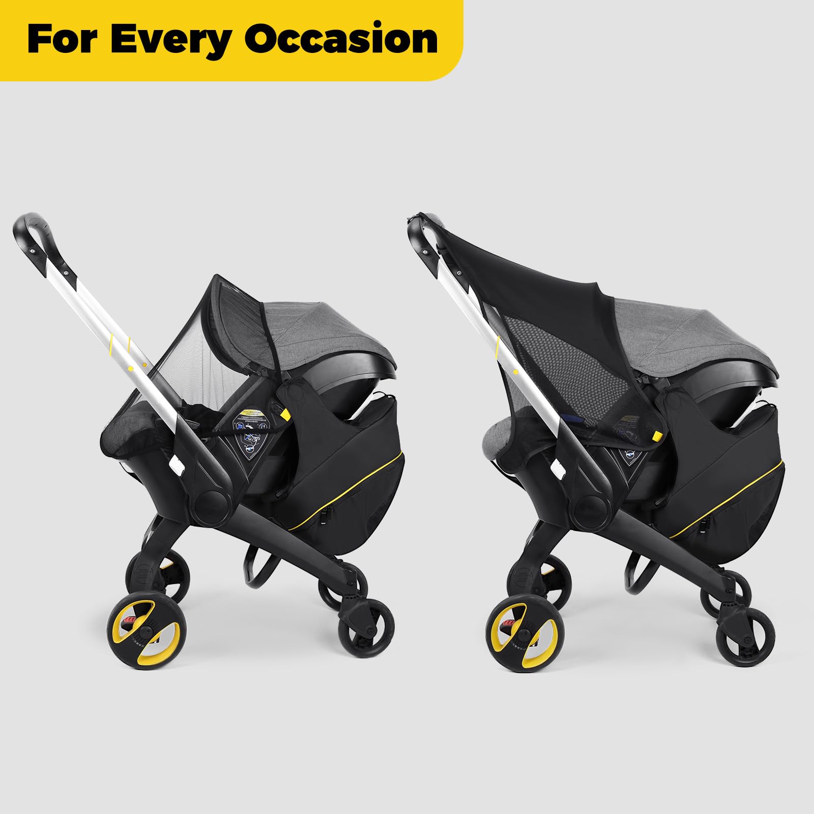 Minne Baby Upperkids storage bag folds with stroller for versatile carry
