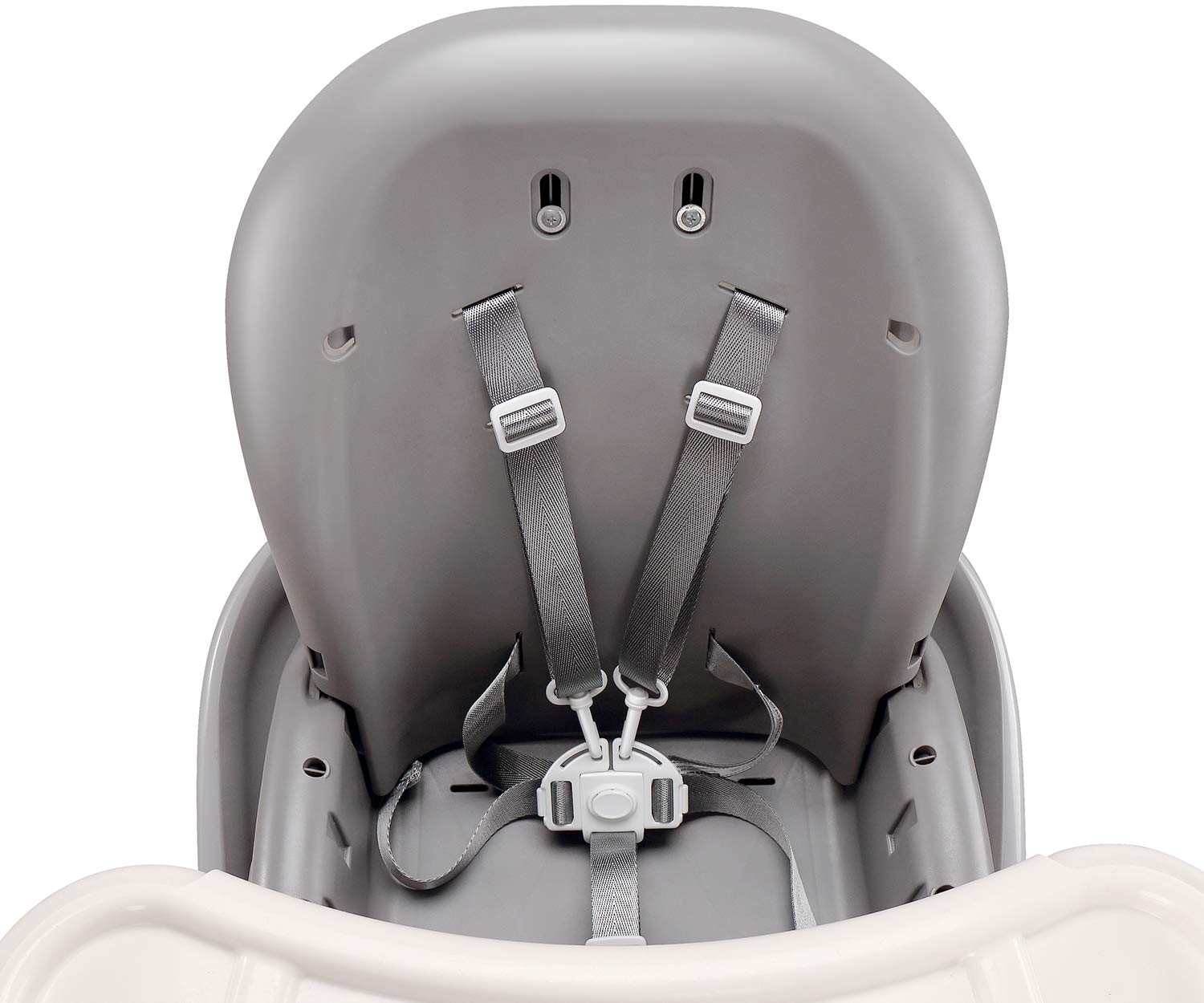 Minne high chair harness in use at mealtime, promoting stable seating.