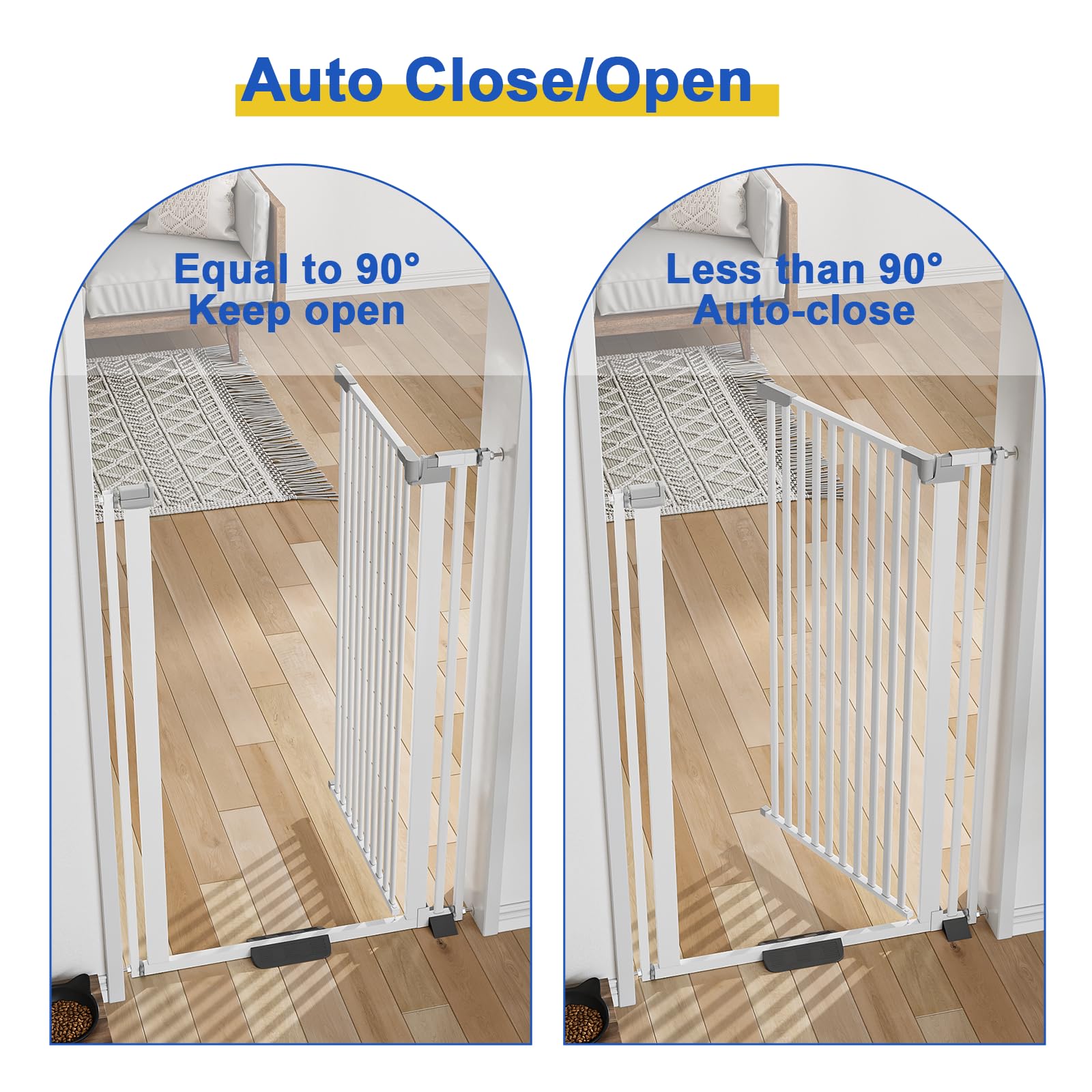 Mino Kesper auto-close feature for hands-free pet safety.