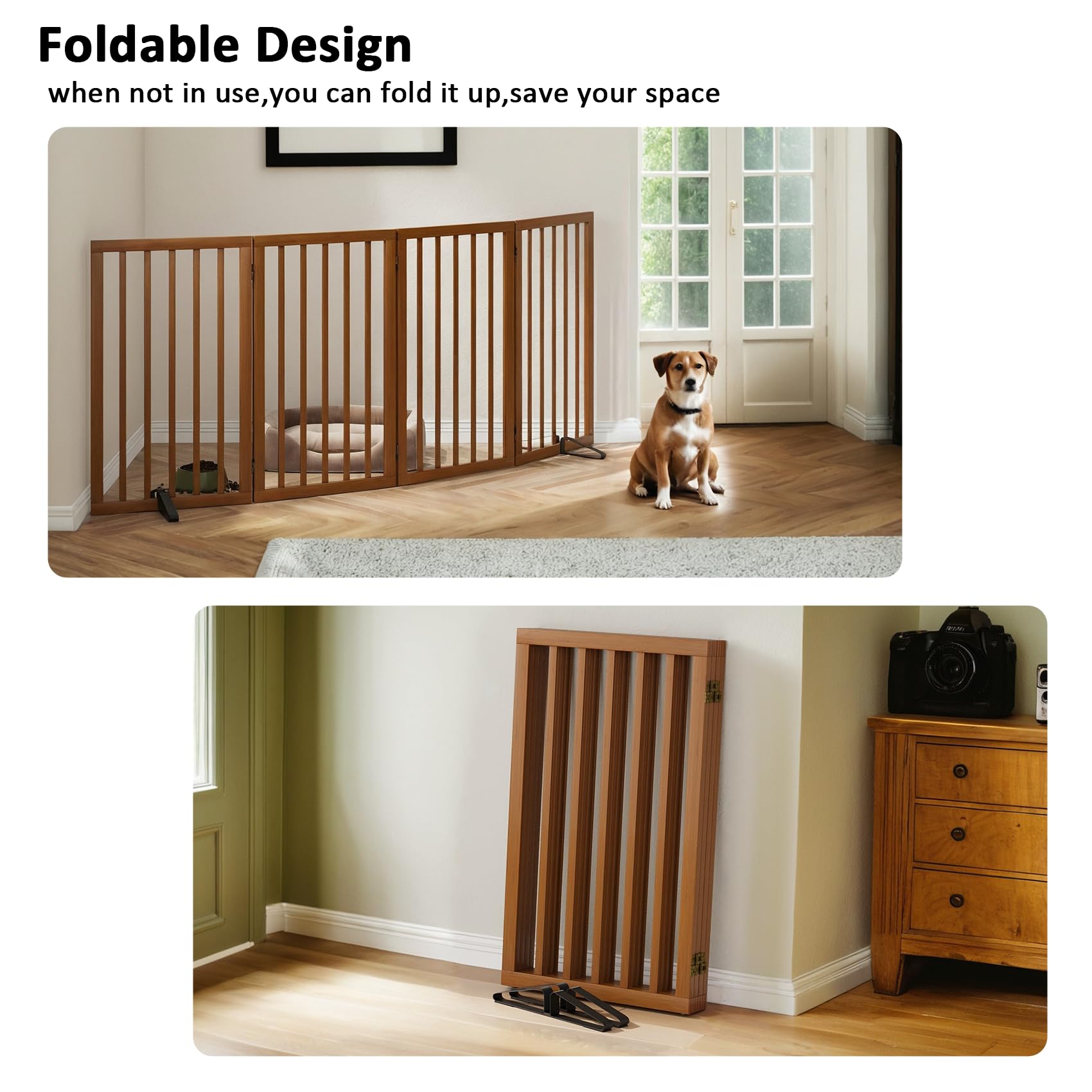 Mino Kesper gate features a 360-degree hinge for versatile setup.