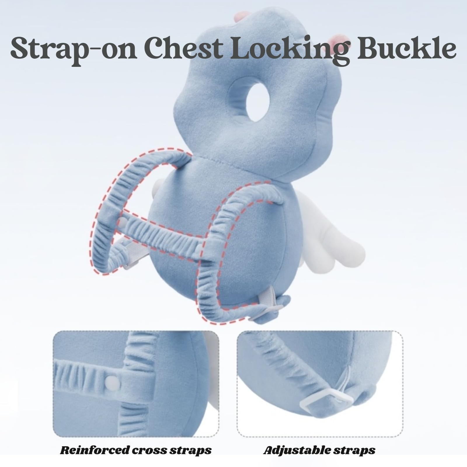 MINOCHI baby knee pads included for crawling protection.