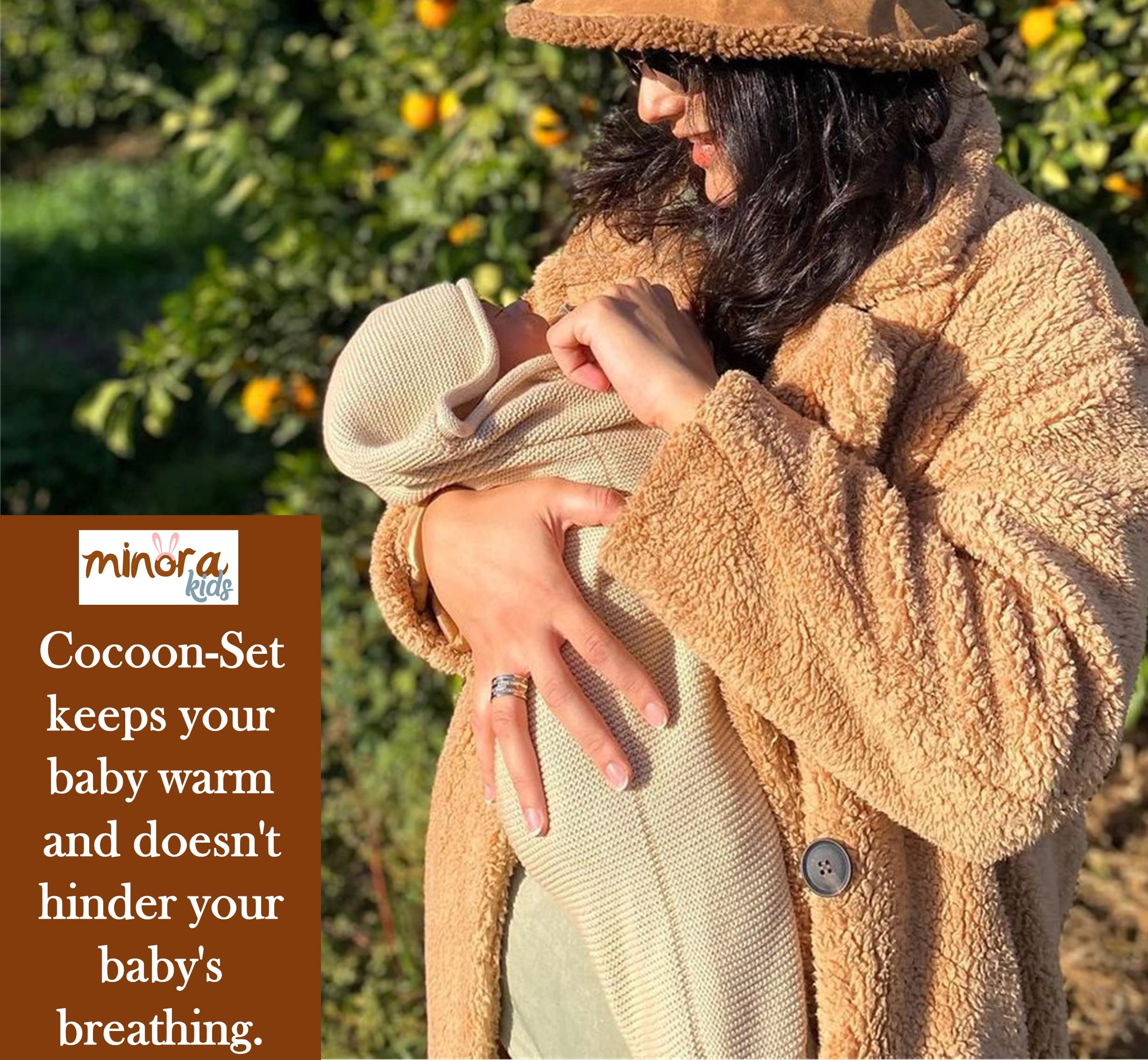 Minora pacifier holder keeps pacifier close and easy to access