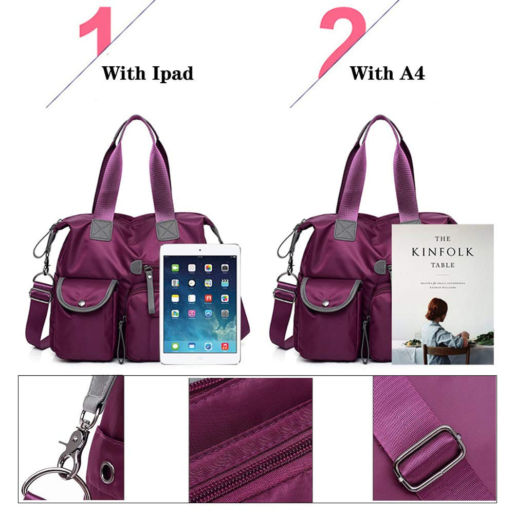 MINTEGRA tote bag that fits daily essentials like phone, wallet, and cosmetics.