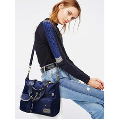 MINTEGRA nylon tote exterior pockets keeping essentials within reach