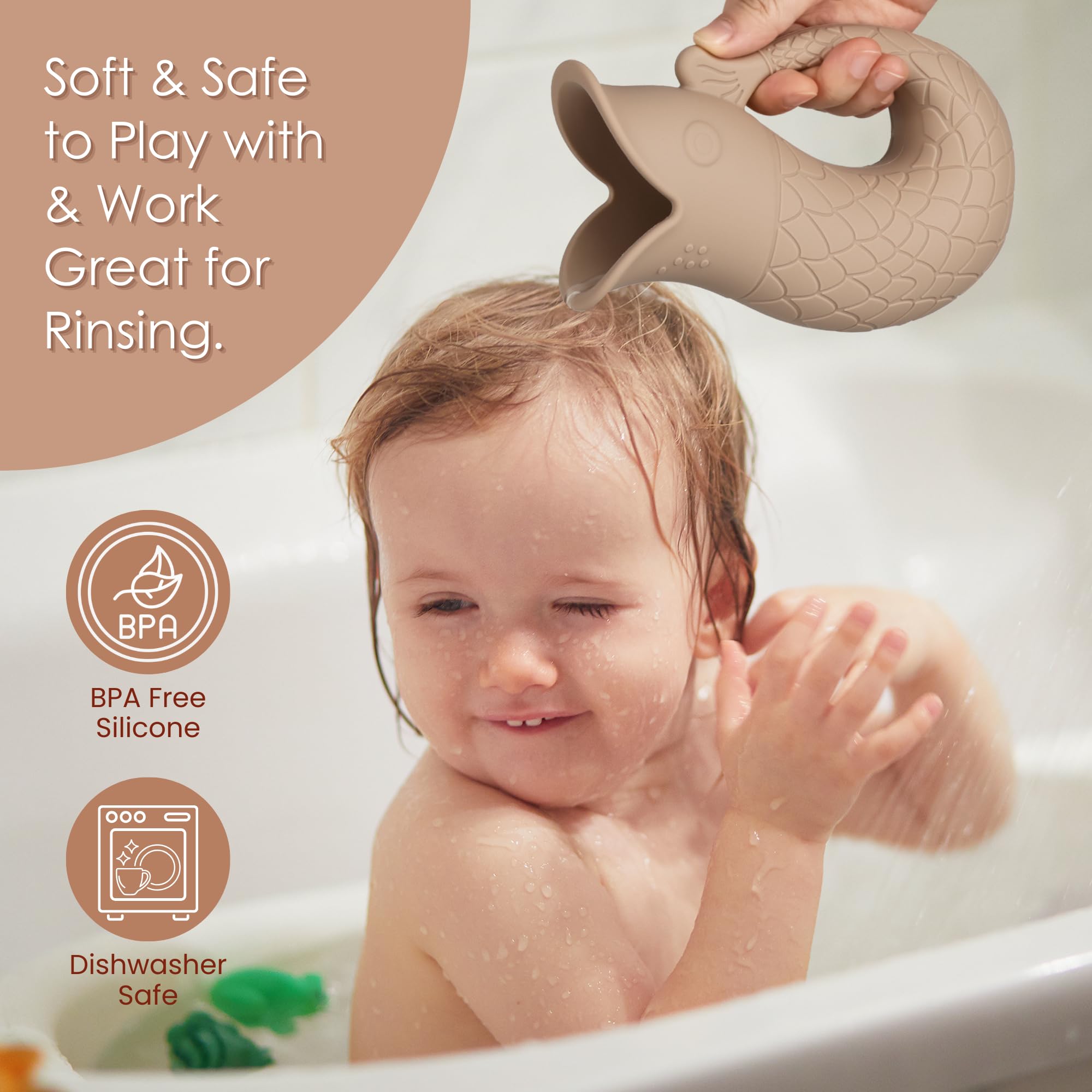 Mintlyfe rinse cup blush shows ergonomic handle for secure grip