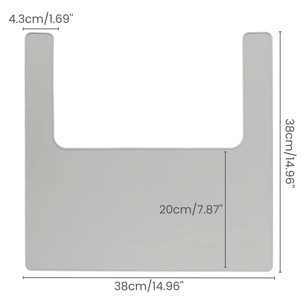 Mintlyfe baby shower gift-ready placemat adds practical style to mealtimes.