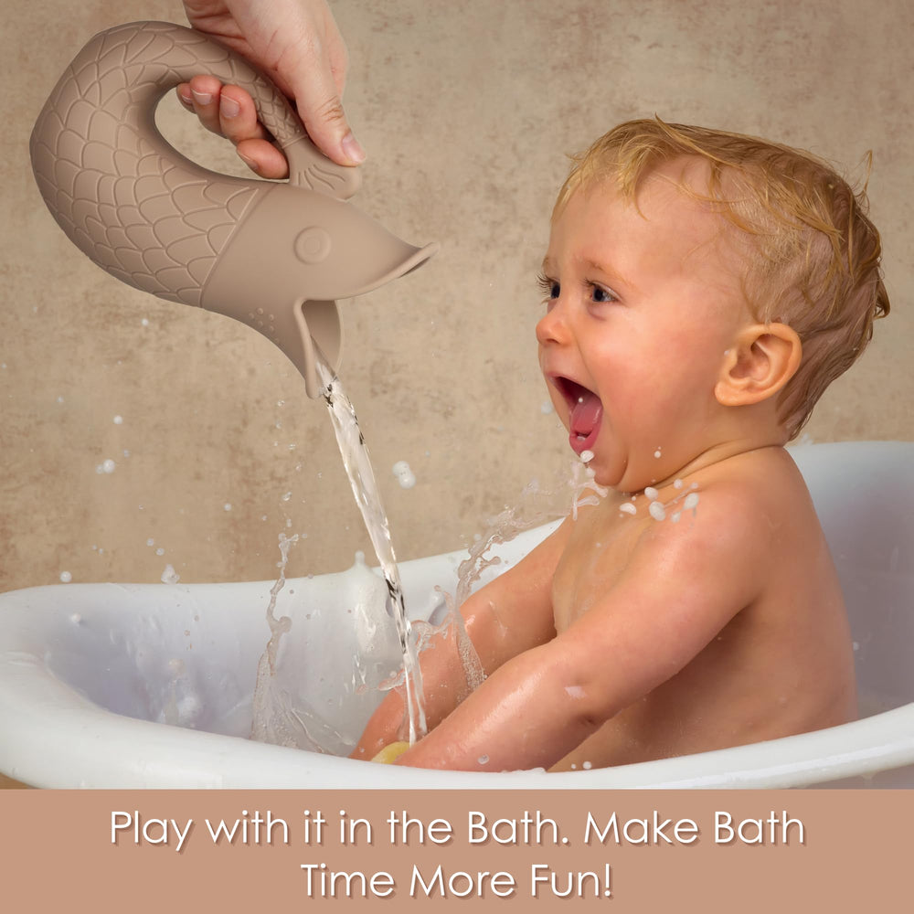 Mintlyfe rinse cup measures 4.9 by 6.9 inches for compact bath time use.