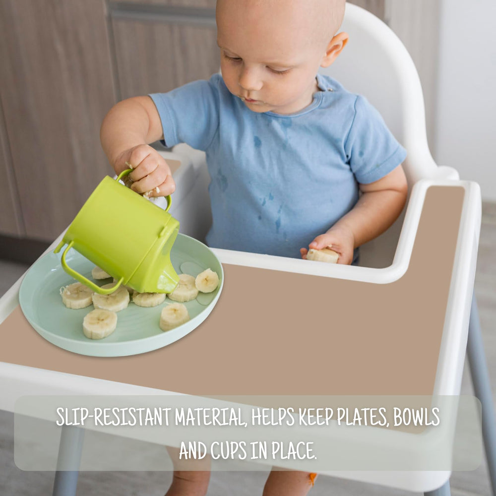 Placemat is microwave, dishwasher, and freezer safe for versatile use.