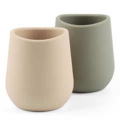 Mintlyfe open-training 2oz silicone cup supports easy sipping for tiny hands.