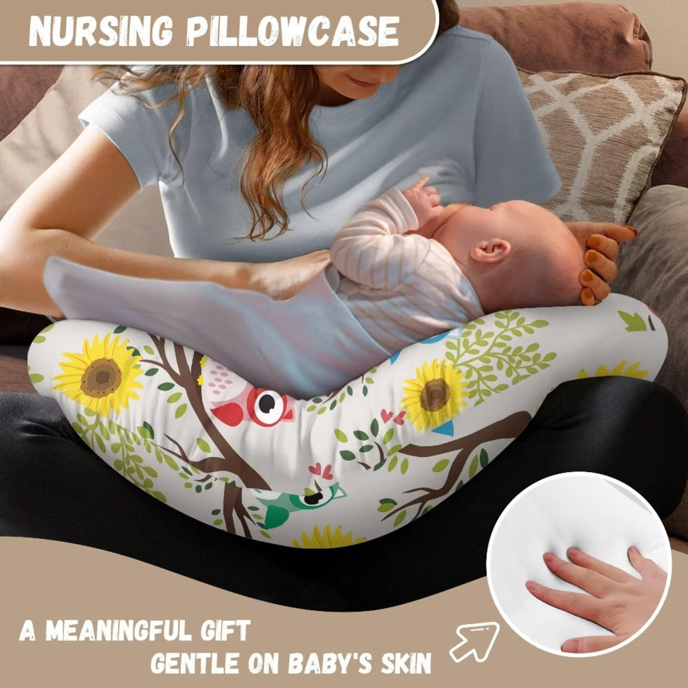 Mintulipy nursing pillow cover makes a thoughtful baby shower gift option