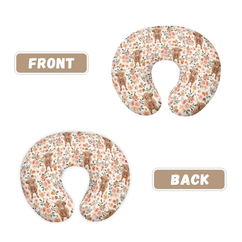 Mintulipy nursing pillow cover with hidden zipper for baby's skin safety.