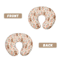 Mintulipy nursing pillow cover with hidden zipper for baby's skin safety.