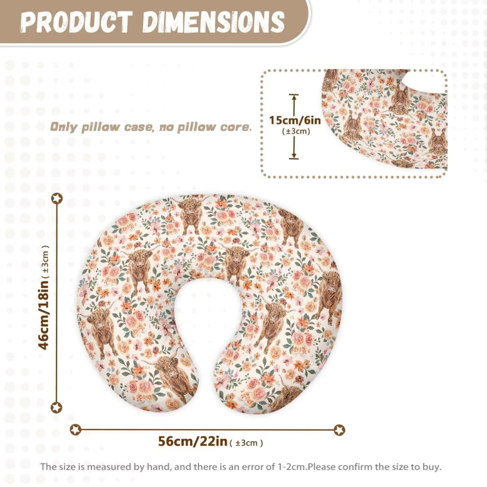 Mintulipy cover fits snugly on most nursing pillows, preserving shape.