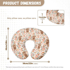 Mintulipy cover fits snugly on most nursing pillows, preserving shape.