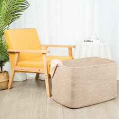 MINTWOOD 112L basket doubles as a shoe organizer at entryways.