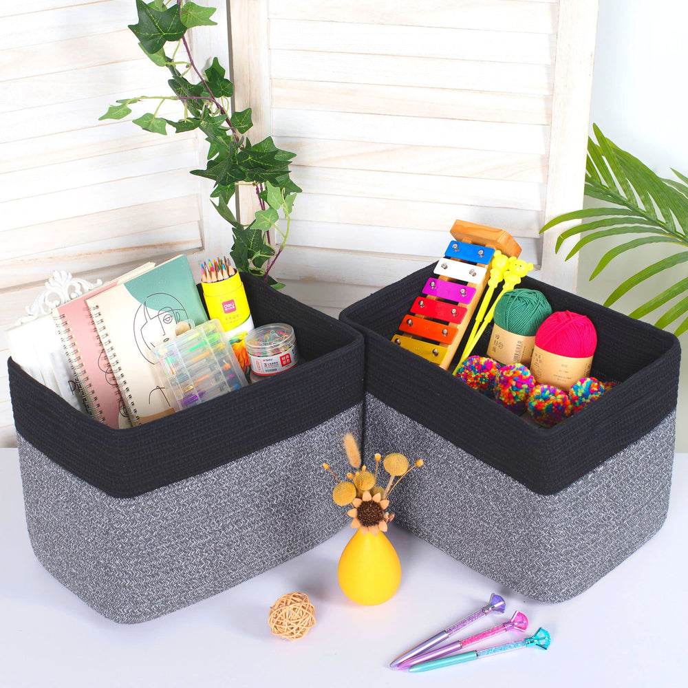 Mintwood Design 3-pack baskets for classroom storage, keeping learning materials neatly accessible