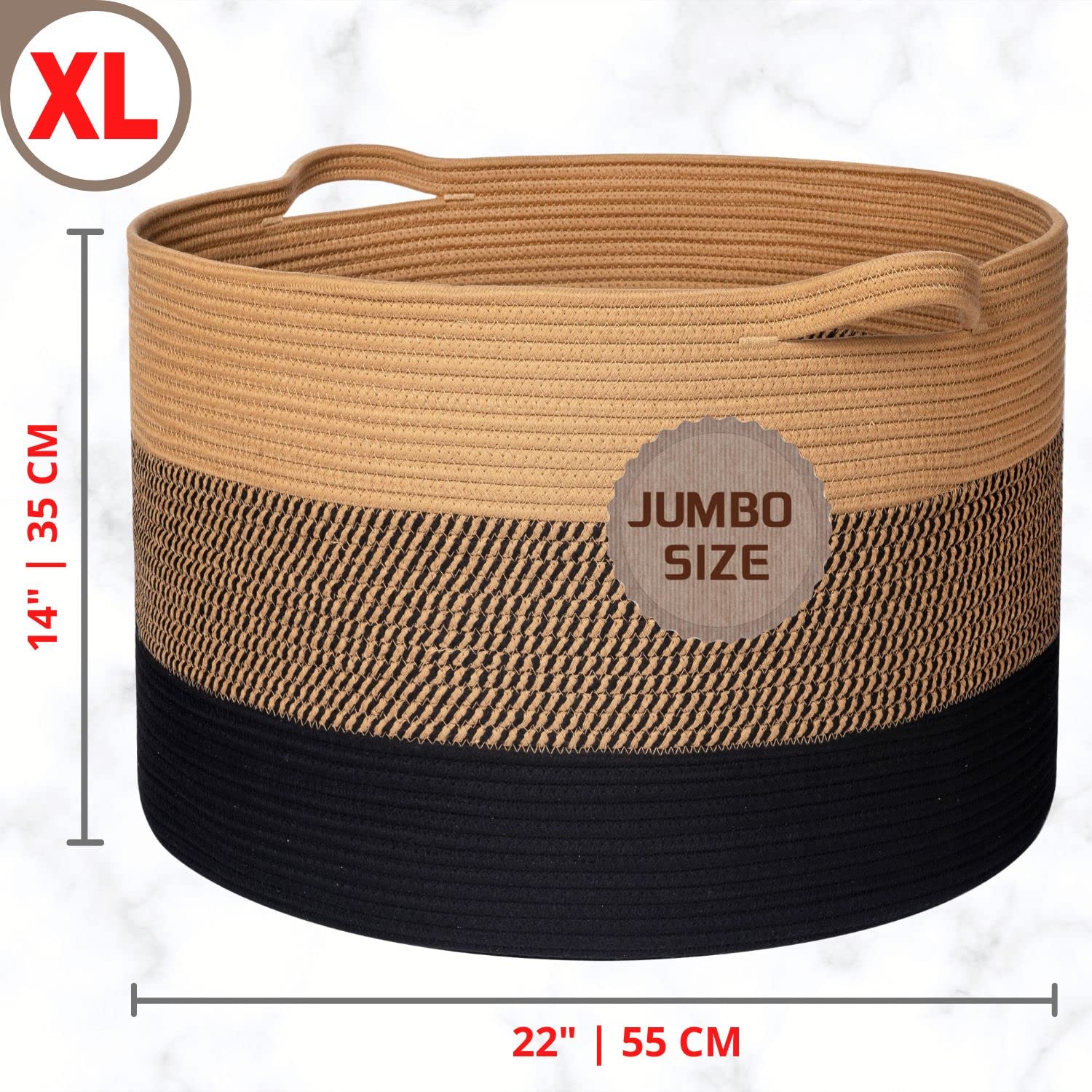 Mintwood Design basket open interior showing generous space