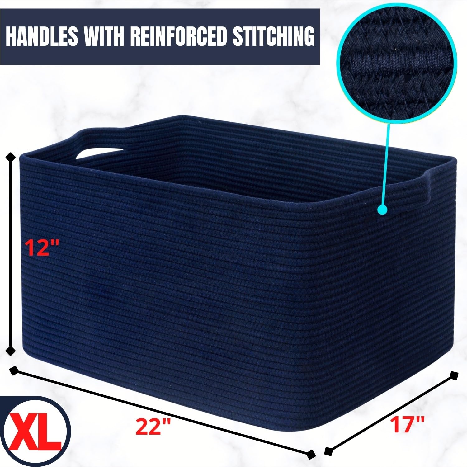 MINTWOOD Design decor-friendly storage basket blends with any room decor